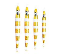 Generico Juego de 4 señuelos luminiscentes en la Oscuridad con Anzuelo para bagre en Agua Salada y Agua, para Crappie, Walleye, para Hombres y Adolescentes