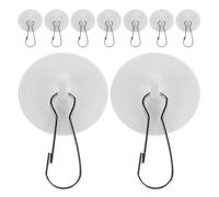 Genérico Juego de 80 Ganchos Adhesivos para Techo Redondos Transparentes, Autoadhesivos y Extraíbles, Colgadores Pequeños sin Taladro para Decoración de Fiestas, Bodas, Navidad