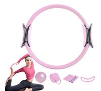 Genérico Juego De Anillo De Pilates, Pilates Ball Ring Resistance Bands Set, 5X Kit Pilates para Entrenamientos En Casa, Juego De Anillo De Pilates Y Bola, Combinación De Anillo De Pilates De Bola
