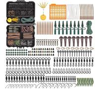 Genérico Juego de Aparejos de Carpa, 292 Uds., con Funda antienredos, Clips de Plomo, Conector Giratorio Mate