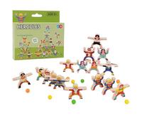 Generico Juego de apilamiento, juguetes educativos de equilibrio - Juego de construcción de juguete, para niños y adultos, casa, viaje y sala de juegos