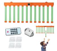 Genérico Juego De Atrapar Palos - Juego De De Velocidad De Reacción ABS | Juguete De Entrenamiento De Coordinación -Mano, Desafío De Barras De Caída De Reflejos para Niños, Jardín De Infantes, Famili