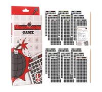 Genérico Juego de Aventuras, Juego de Mesa Familiar, de Viajes de Fiesta, desafío de Scratch, diversión multijugador, 21.5x9x1.3cm, para reuniones de Vacaciones, Noches de cumpleaños, Viajes de ca