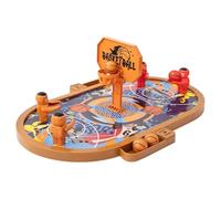 Generico Juego de baloncesto de mesa, juego de mesa de baloncesto, juguete interactivo educativo con pelota y pinball para dedos para niños, niños y niñas