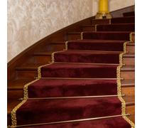 Genérico Juego de Barras para alfombras de Escalera - 7 Barras de tensión Ajustables con Soportes Antideslizantes para alfombras de Pasillo, Soporte para alfombras de 66 cm (26") para hoteles, biblio