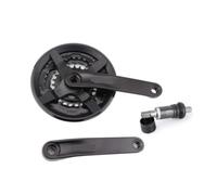 Genérico Juego de bielas MTB, Compatible con Shimano, FC-TY301 42T 48T | TOURNEY, cuadradillo, 170mm 175mm, 6/7/8 velocidades, aleacion de aluminio