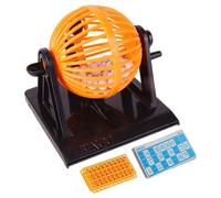Genérico Juego de Bingo para niños, Juego de Bingo,Suministros para Juegos de Papel de de Aprendizaje de reconocimiento - Juegos de de la máquina de selección de números de Juguete de lotería de la