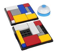 Genérico Juego De Bloques para Puzles Lógicos - Juguete Educativo De Desarrollo | Bloques para Desafíos Mentales,para Niños Y Adultos, Apto para Hogar, Escuela, Oficina, Viajes, Camping Y Picnic