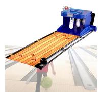 Genérico Juego de Bolos electrónico con Arco de Retorno automático de Bolas, Entretenimiento for Padres e Hijos, Dispositivo de puntuación LED, fácil de configurar, Juguetes Deportivos(2m/6ft)