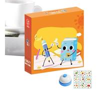 Generico Juego de Cartas de emparejamiento y memorización | Juego de Mesa Educativo - Juegos de Mesa en - Ideal para Viajes, Camping, Playa, cumpleaños y Actividades al Aire Libre para