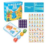 Genérico Juego De Cartas De Emparejar,Conjunto de Juegos de Mesa Competitivos | Juego Educativo De Matemáticas con Dinosaurios - para Casa Fiesta Jardín De Infancia Familia Niños Y