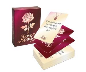 Genérico Juego De Cartas De Intimidad,50 Hojas De Ideas Románticas Interactivas E Íntimas,Juego De Cartas De Conversación para Parejas Adultas - para Dormitorio Luna De Miel Boda Viaje por