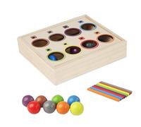 Genérico Juego De Clasificacion De Bolas De Colores | Juguetes Interactivos De Bolas para Preescolar - Niños y Niñas en Edad Preescolar de 3 a 6 Años - para Uso Diario En Hogar, Interiores, Aula Y