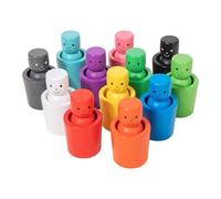Genérico Juego de Clasificación de Colores | 12 Piezas de Madera Set Educativo con Actividades de Aprendizaje | Juguete de Emparejar Colores para Clasificar | para Casa Guardería Aula Centro Infantil