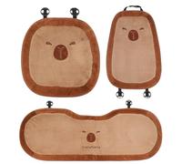 Genérico Juego De Cojín De Asiento De Automóvil De Lujos, Comodidad De, 200 G, 250 G, 480 G, 870 G, Protector De Asiento De Capybara, Almohadilla De Silla De Automóvil De Camioneta, Liviano, para