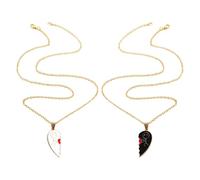 Genérico Juego De Collares Para Mujer,Collar De Amor 2 Piezas - Pendiente Ligero Desmontable Regalo para Mujeres Hombres Personas