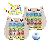 Genérico Juego De Correspondencia De Formas para Niños Pequeños | Juego De Emparejamiento De Figuras - Tablero Didáctico para Niños Y Niñas Mayores De 2 Años