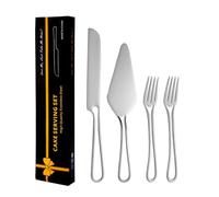 Genérico Juego De Cortador De Queso,Diseño Ergonómico del Mango - Cocina,Utensilios de Cocina para Repostería, Queso, Tarta y Pan con Accesorios para Servir