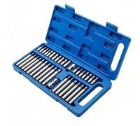 Genérico Juego de dados de 3/8 - Herramientas para reparar estriado y hexágono | Juego de 40 puntas antimanipulación para dado - Para Automóvil Camión Vehículo Moto Motor Garaje Taller