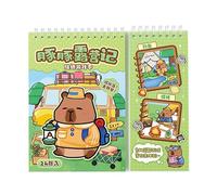 Genérico Juego de de carpincho, para diario de álbumes de recortes, troqueladas de animales con escenas de dibujos animados, paquete de artesanales, decorativa