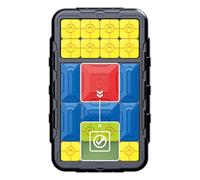 Generico Juego de deslizante: aumenta la concentración con un juego de desafíos sin fin, diseño compacto con azulejos deslizantes magnéticos, entrenamiento cerebral de 500 niveles + de