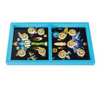 Genérico Juego De Disco De, con Juego De Catapulta con Puntería De Precisión, 36x21x2,5 Cm, De Mesa De Hockey De Mesa, De Disco De Rápido, Batalla Educativa para Dos Jugadores, para Fie