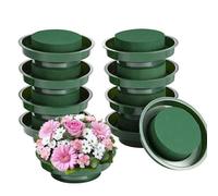 Generico Juego de espuma floral - Principiante 10 piezas sujeción segura - de espuma para arreglos florales | para fiestas de cumpleaños, bodas, mesa de comedor Navidad San Iglesia