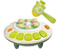 Genérico Juego de Golpear Topo para Niños - Forma De Platillo Volante Interactivo Portátil,Juguete De Mesa para Golpear - para Cumpleaños Navidad Año Nuevo Guardería Infantil