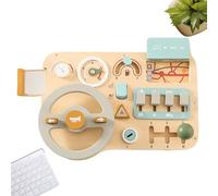 Generico Juego de guía simulada | Juguete educativo con cerradura - Juegos de rol con volante, para niños y niñas, clase de sala de juegos, casa, guardería, cumpleaños, viaje,