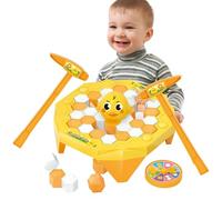 Generico Juego de hielo | Juego de mesa animal atrapado con golpeo, actividad de interacción entre padres e hijos para noches familiares, viajes y desarrollo sensorial de los niños