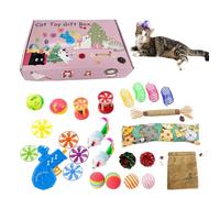 Genérico Juego De Juguetes para Gatos - Variedad de Juguetes Felinos - Alivia El Aburrimiento con Juego Interactivo para Ejercicio, Salud E Instinto De Caza