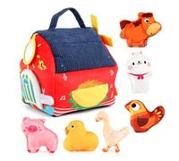 Generico Juego de Juguetes sensoriales - Juego Educativo reconocimiento de Letras - Juego de Animales de Peluche - para niños y niñas Navidad Pascua cumpleaños Shower Regalos guardería casa