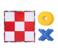Genérico Juego de Lanzamiento Gigante 110x110 cm | Juego de césped portátil Impermeable al Aire Libre | Entretenimiento Camping en la Playa Team Building Familia Niños Adultos