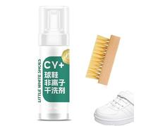 Genérico Juego de limpiador de zapatillas de espuma activa con Cepillo de limpieza, espuma rica, limpieza profunda, reduce la deformación y el envejecimiento prematuro de los zapatos (1 Pcs)