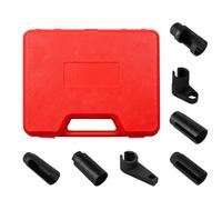 Genérico Juego De Llaves De Vaso - Acero De Cromo Vanadio Alta Resistencia - Juego De Bocinas Para Extracción De Sensores De Oxígeno - Para Reparaciones Domésticas Mantenimiento De Vehículos Y Taller