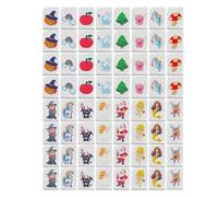 Genérico Juego de Mahjong - Set De Fichas Mahjong Portátil para Viaje - Juego Familiar para Niños Y Adultos para Fiestas Casa Picnic Exterior Interior Cumpleaños