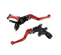 Genérico Juego de manetas freno manillar CNC universal 7/8" para motocicleta, para cilindro para maestro