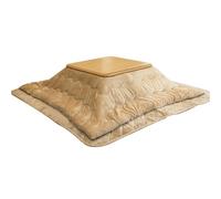 Genérico Juego De Mesa Calefactora Kotatsu Mesa De Centro Baja Japonesa De Invierno con Edredones, Alfombras Y Calentadores(B,120 * 80 * 41cm)