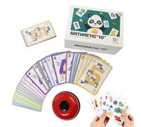 Genérico Juego De Mesa | Juego De Rompecabezas Y Cartas para Mesa - Juguete Interactivo Clásico con Campana para Viajes, Hogar, Escuelas, Guarderías Y Jardín De Infancia
