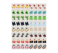 Genérico Juego de Mesa Mahjong, Juego de Juego Mahjong | de Mesa clásico Nacional Mah Jongg - Party Game, Juego de Estrategia clásico Kit para reuniones Familiares, Camping