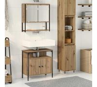 Genérico Juego de Muebles de baño 2 pcs Marrón 60 x 30 x 60 cm,Mobiliario,Conjuntos de Muebles,Muebles de baño,Marrón,26.45 KG,3334320