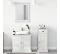Genérico Juego de Muebles de baño con cajón 3 pcs Marrón 37 x 34 x 80 cm,Mobiliario,Conjuntos de Muebles,Muebles de baño,26 KG,3328544