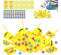 Genérico Juego De para Niños | Juego Magnético De Abejas,Juguete Educativo Interactivo para Niños Y Niñas Que Desarrolla Habilidades En Casa O Viaje