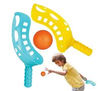Genérico Juego de Pelota con Cuchara - Set para Lanzar Y Atrapar | Juguete Aire Libre Playa Colorido para Niños Piscina Jardín Parque Escuela Patio Picnic Cumpleaños