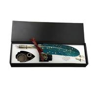 Genérico Juego De Pluma Y Tinta, Kit De Caligrafía, 27,8x9x4 Cm, Pluma De Escritura, Juego De Botellas De Tinta, Papelería Artística, Para Escritores Principiantes Estudiantes