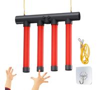 Genérico Juego de Reto de Velocidad Manual, Juguete de Doble Respuesta, Juego De Reacción con Varillas Ajustables A 3 Niveles, para Niños, Niñas, Adolescentes, Familia,