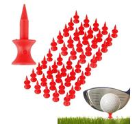 Genérico Juego de Tees de Golf, Tees de Golf Cortos - Tees de portátiles para Hombres - Camiseta de, 50/100 Piezas, Accesorios de Reutilizables, Mejora el Entrenamiento de para Mujeres y ho