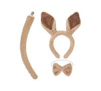 Generico Juego de tocado de juego con - Disfraz de caballo, diadema para fiestas de animales de peluche de Año Nuevo, juego de orejas de animales realistas añade encanto festivo y estilo