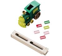 Genérico Juego de Tren dominó para niños, Juego de Bloques de dominó, Divertido y Colorido Domino Train Building para apilar Domino para niños y niñas de 3 a 8 años