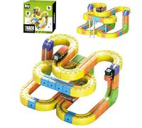 Genérico Juego De Tren Juguete,Juguete Educativo Stem Magnético 3D,Set De Trenes para Niños | Regalo Cumpleaños Navidad Viajes Escuela Infantil Casa Colegio Niños Niñas